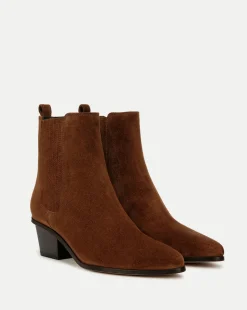 Veronica Beard Boots & Booties>Alina Suede Bootie in