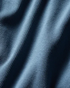 Veronica Beard Tops>Anabel Slate Blue Puff-Sleeved Top