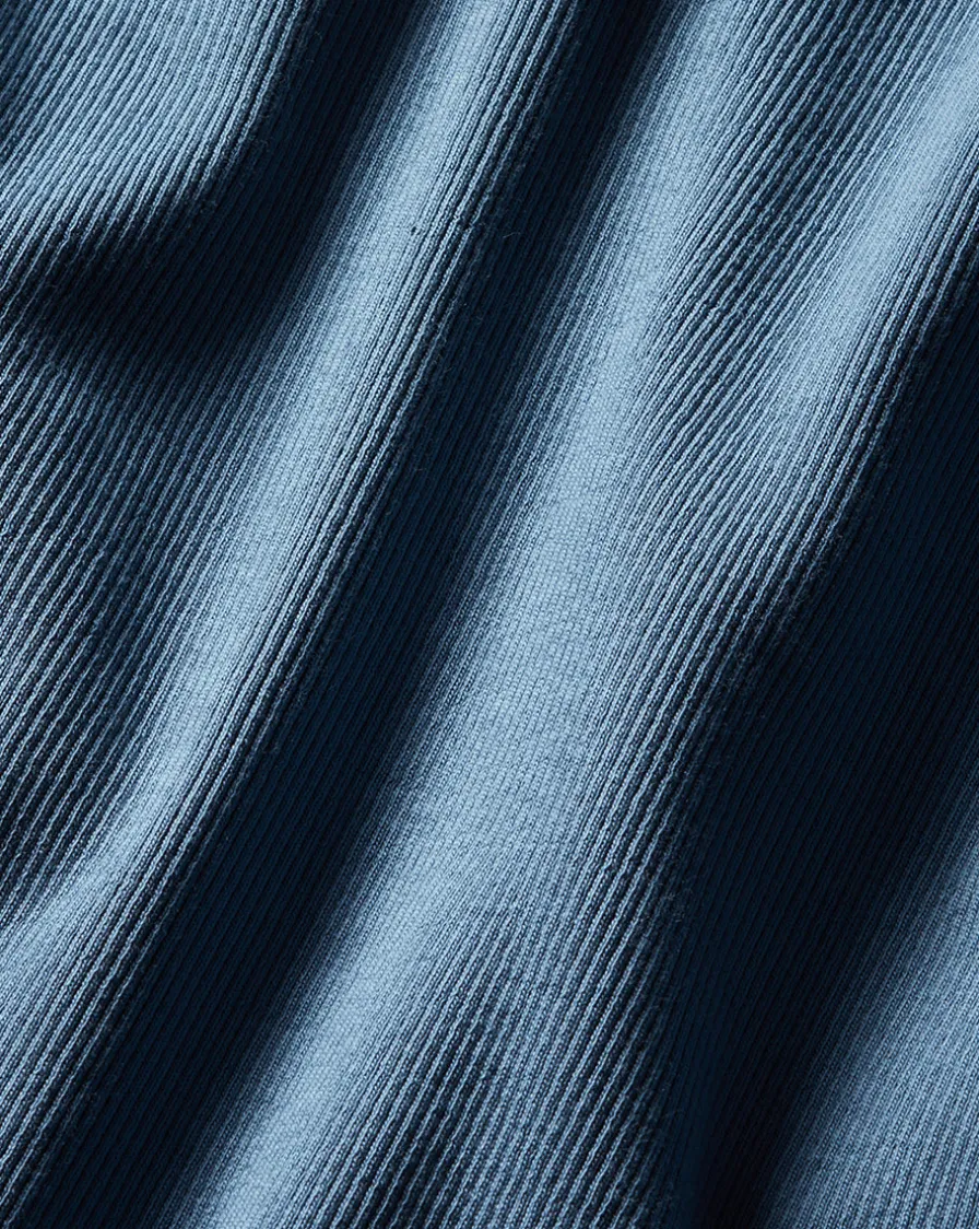 Veronica Beard Tops>Anabel Slate Blue Puff-Sleeved Top