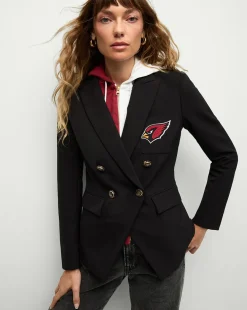 Veronica Beard Jackets & Outerwear>Arizona Cardinals Dickey Jacket in Black/Gold
