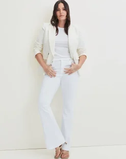 Veronica Beard Jeans|Extended Sizes>Beverly Skinny-Flare Jean | Extended