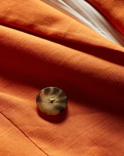 Veronica Beard Jackets & Outerwear>Bexley Stretch-Linen Dickey Jacket in