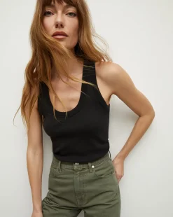 Veronica Beard Tops|Vb Classics>Birke Scoopneck Tank in