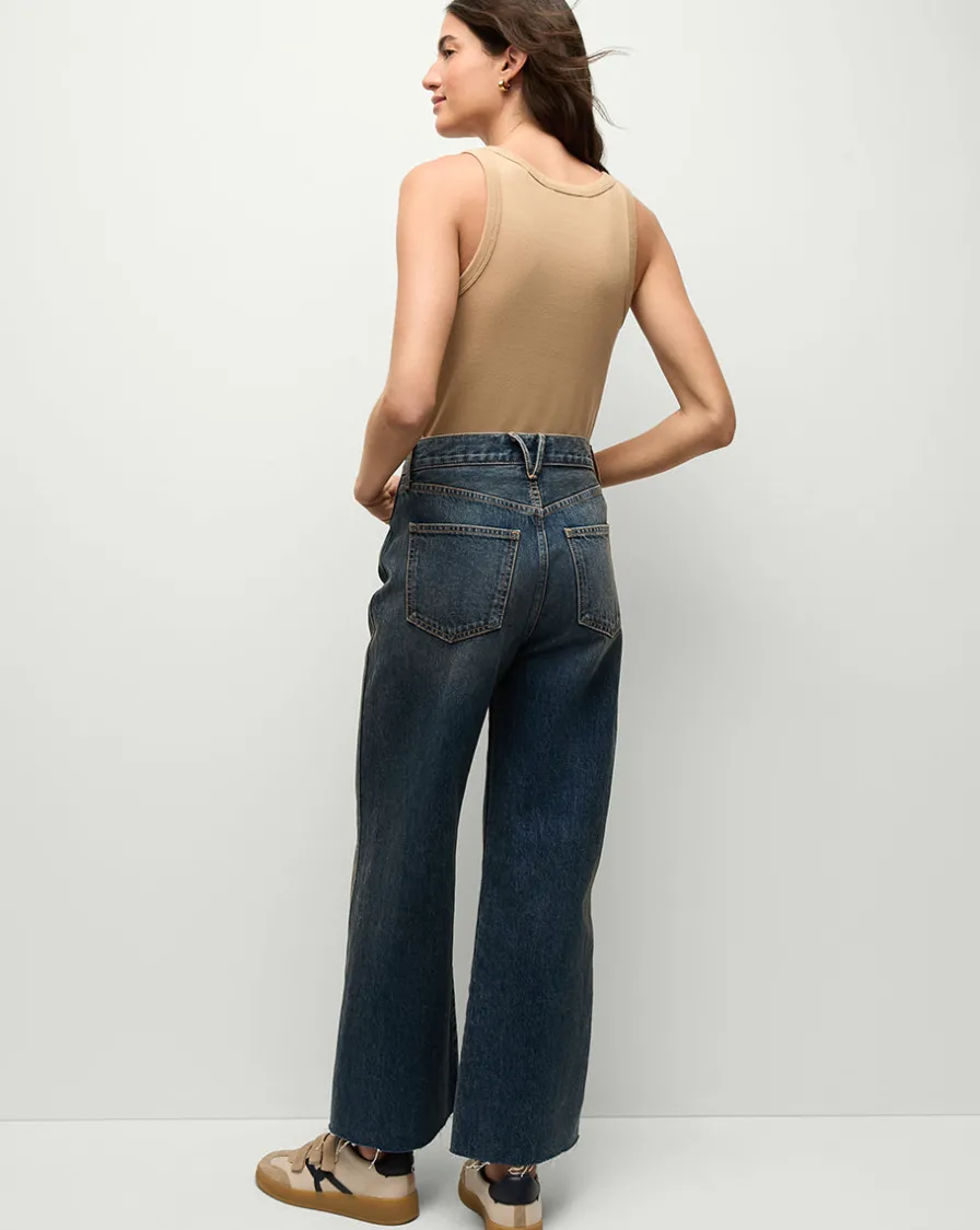 Veronica Beard Tops>Birke Scoop-Neck Tank in