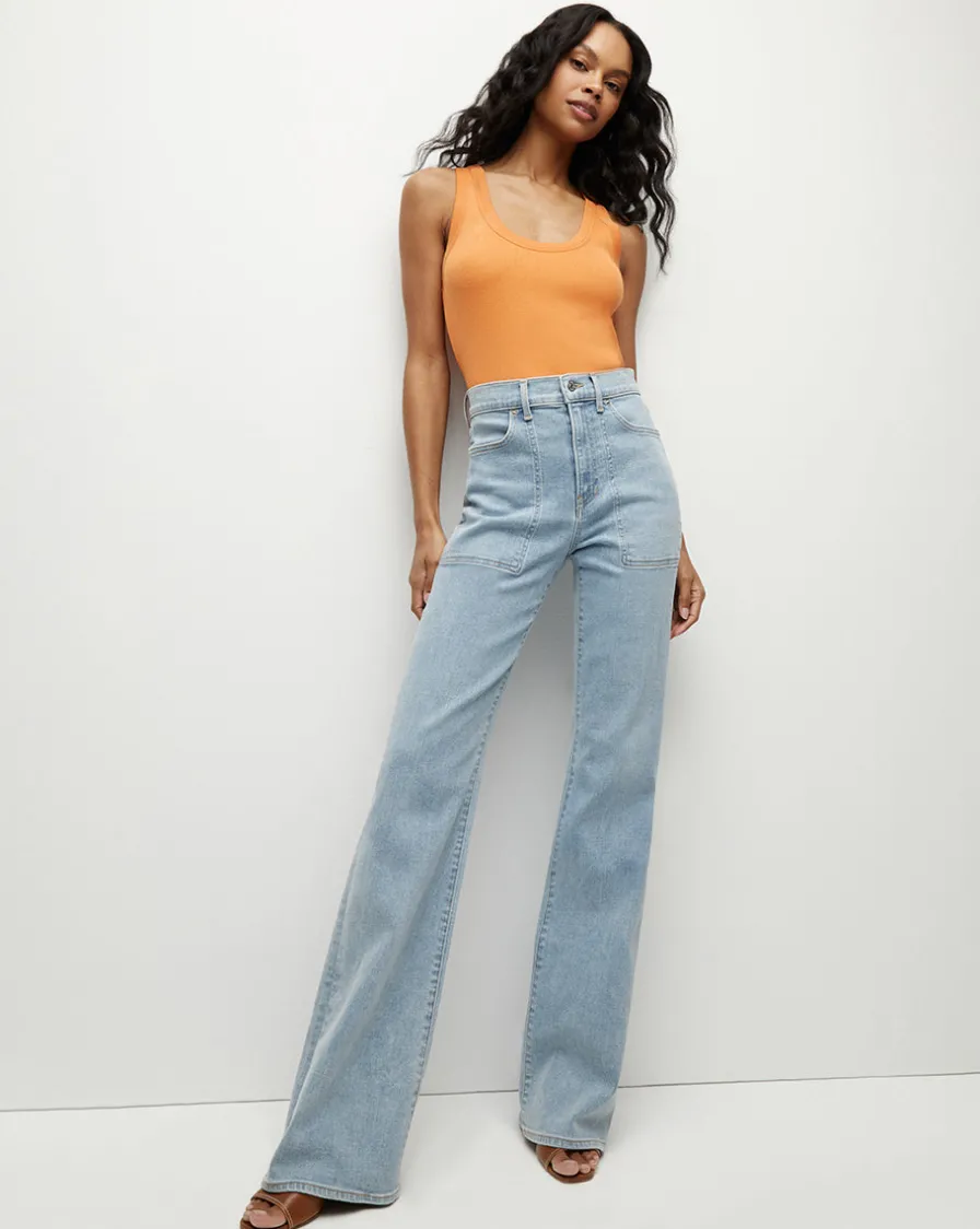 Veronica Beard Tops>Birke Scoopneck Tank in