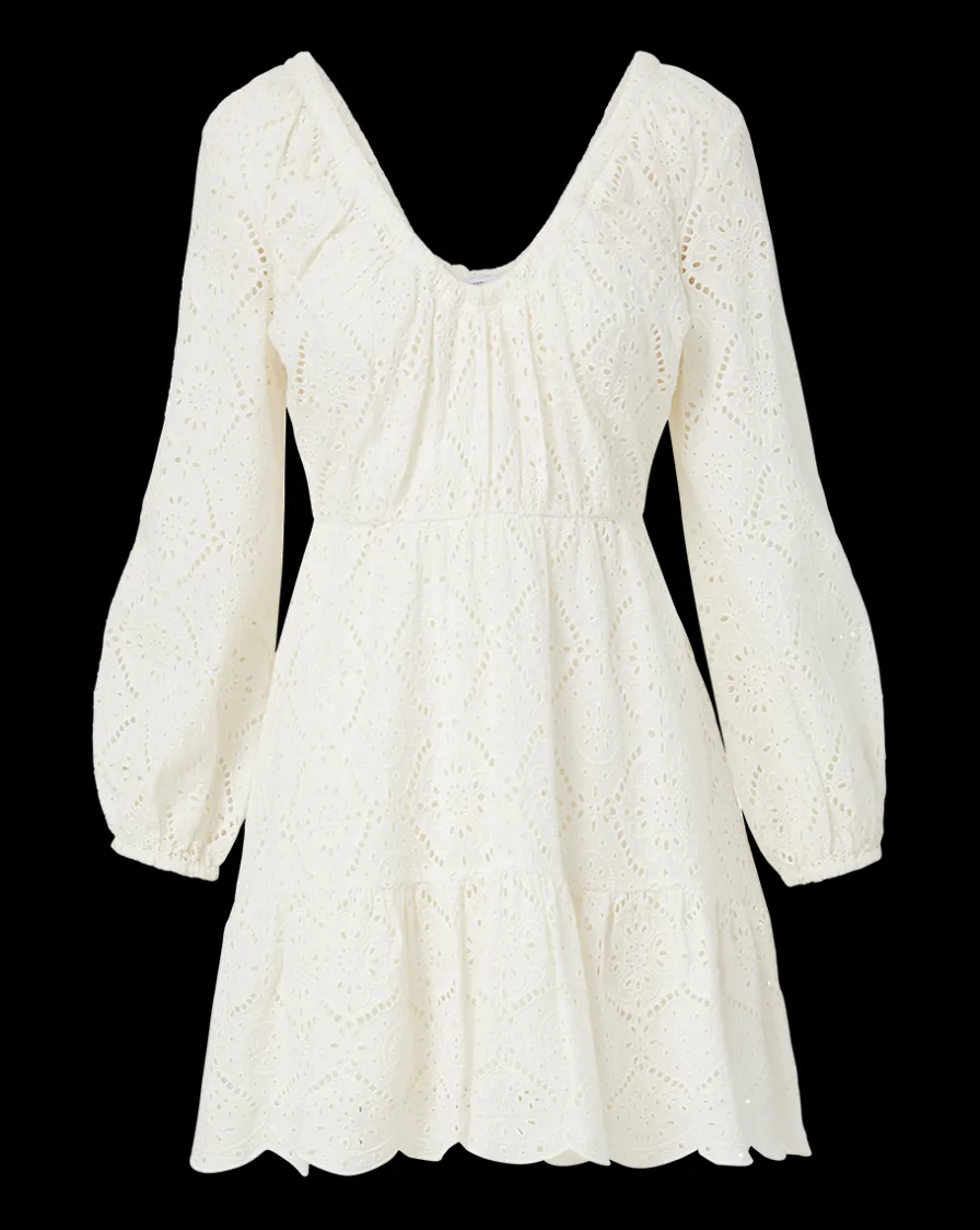 Veronica Beard Dresses>Calibra Eyelet Dress