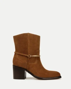 Veronica Beard Boots & Booties>Camden Suede Bootie in