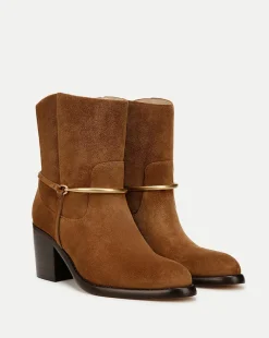 Veronica Beard Boots & Booties>Camden Suede Bootie in