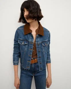 Veronica Beard Jackets & Outerwear|The Veronicas' Favorites>Cara Jean Jacket with Corduroy Collar