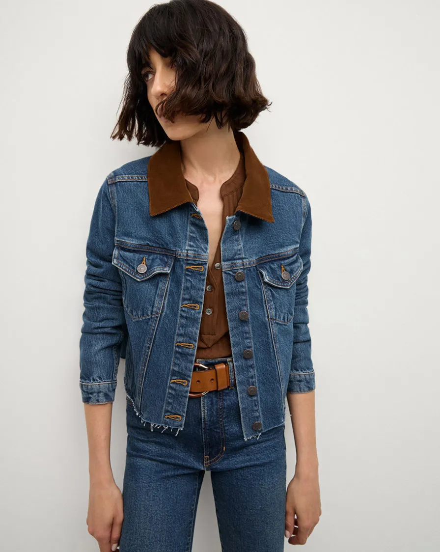 Veronica Beard Jackets & Outerwear|The Veronicas' Favorites>Cara Jean Jacket with Corduroy Collar