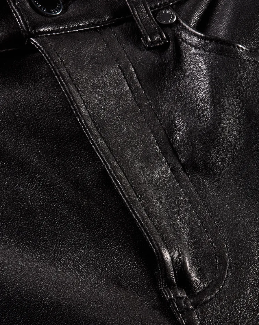 Veronica Beard Jeans|Pants>Carson Kick-Flare Leather Pant in