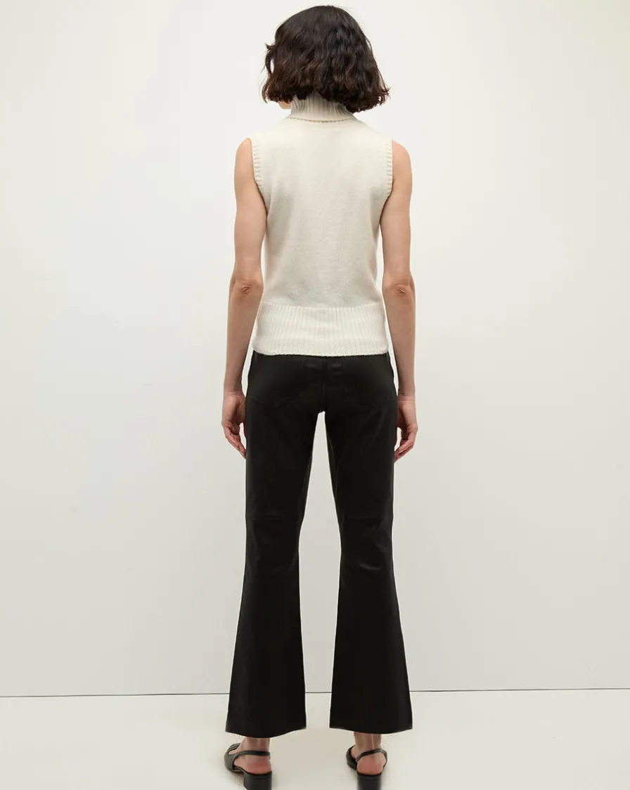 Veronica Beard Jeans|Pants>Carson Kick-Flare Leather Pant in