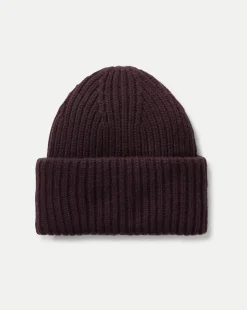 Veronica Beard Accessories|The Veronicas' Favorites>Cashmere Foldover Beanie in Dark Chocolate