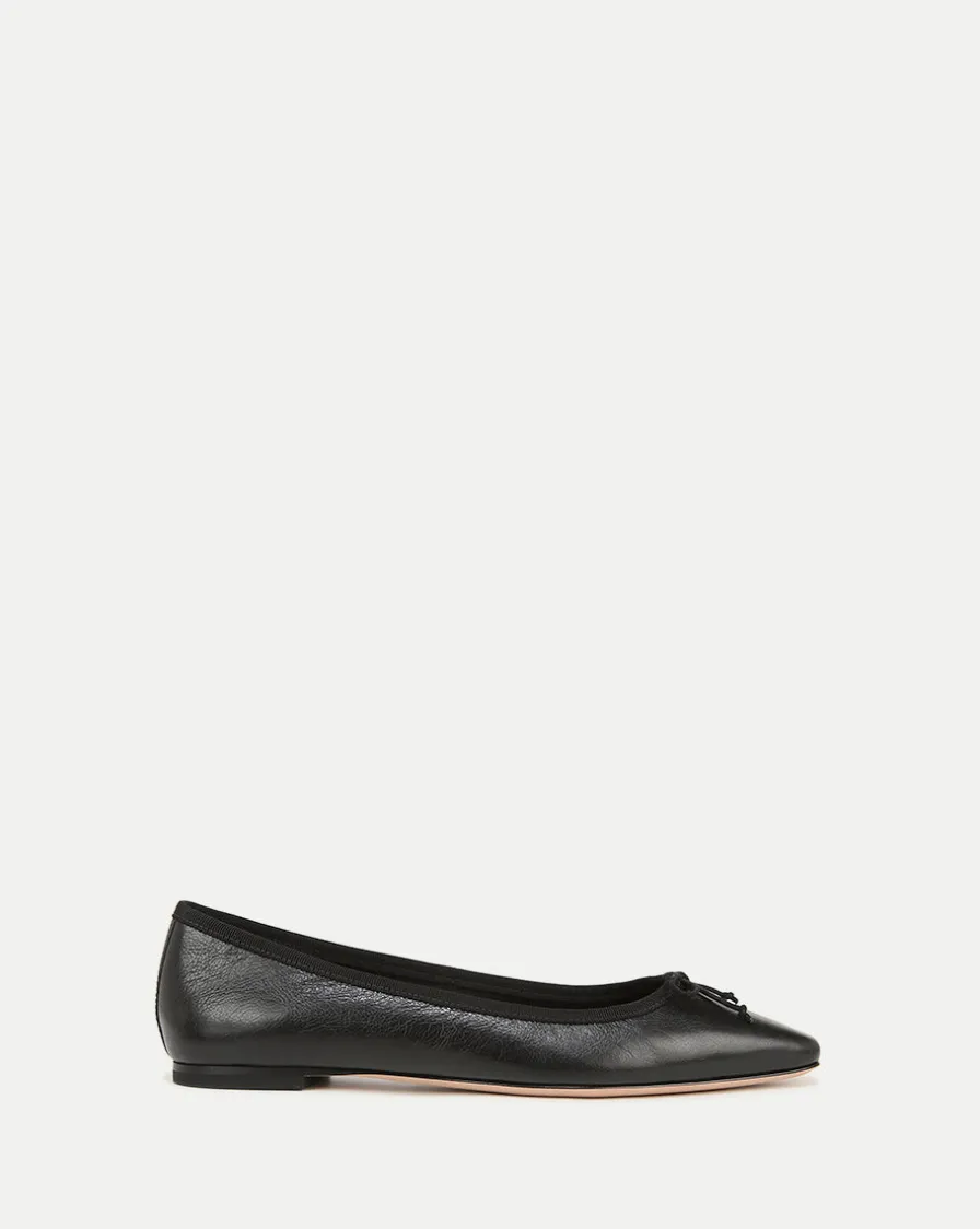 Veronica Beard Flats & Loafers>Catherine Leather Ballet Flat in