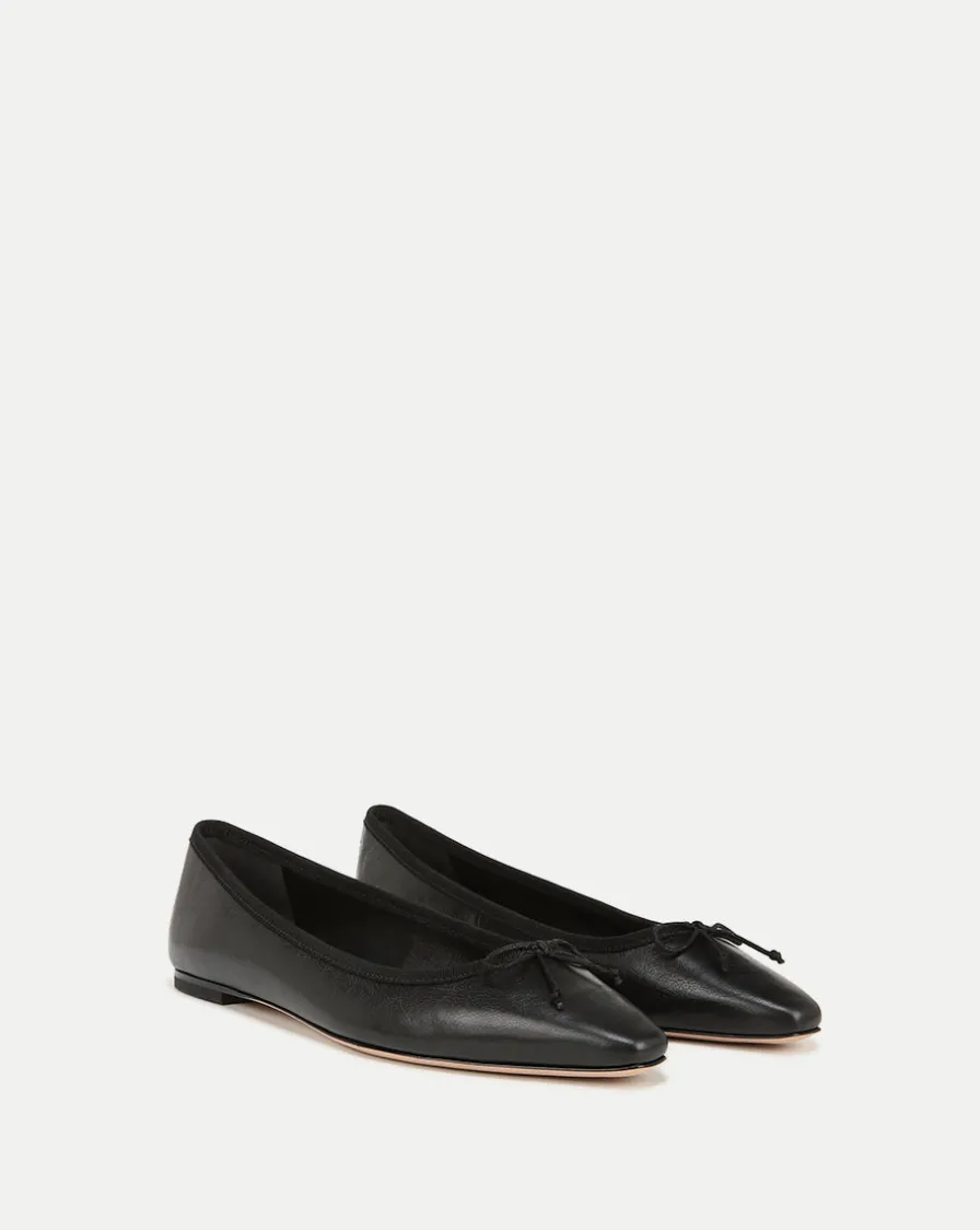 Veronica Beard Flats & Loafers>Catherine Leather Ballet Flat in