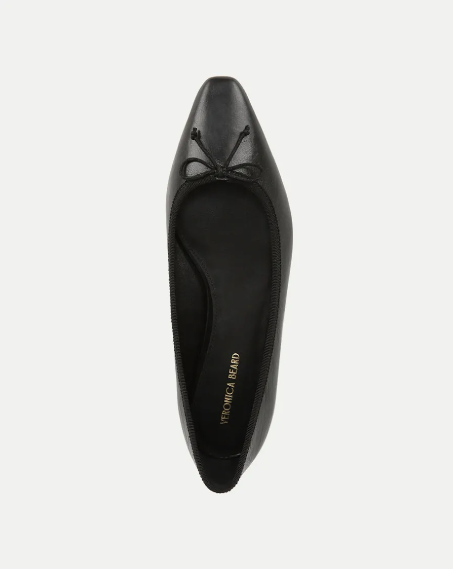 Veronica Beard Flats & Loafers>Catherine Leather Ballet Flat in