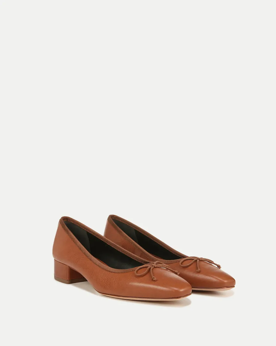 Veronica Beard Flats & Loafers|Pumps>Cecile Leather Ballet Pump