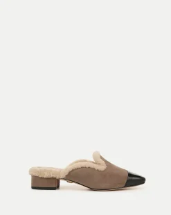 Veronica Beard Flats & Loafers>Cecile Shearling Mule in