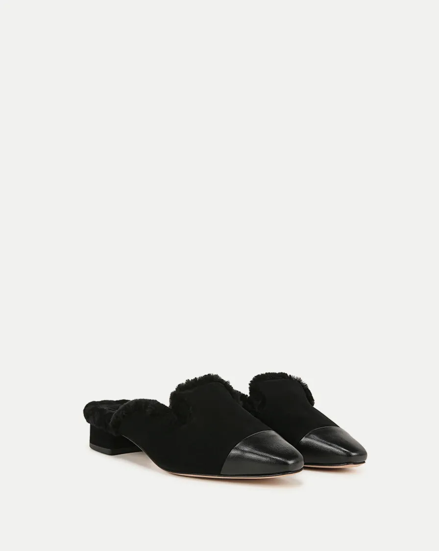Veronica Beard Flats & Loafers>Cecile Shearling Mule in