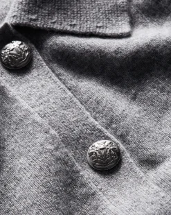 Veronica Beard Sweaters|Tops>Cheshire Cashmere Cardigan in Heather Grey