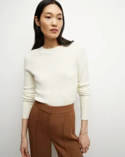 Veronica Beard Sweaters|Tops>Cheval Merino-Wool Pullover in