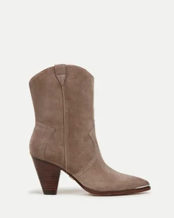 Veronica Beard Boots & Booties>Cody Suede Western Bootie in