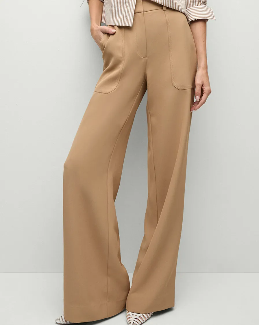Veronica Beard Pants|Matching Sets>Cole Wide-Leg Pant in
