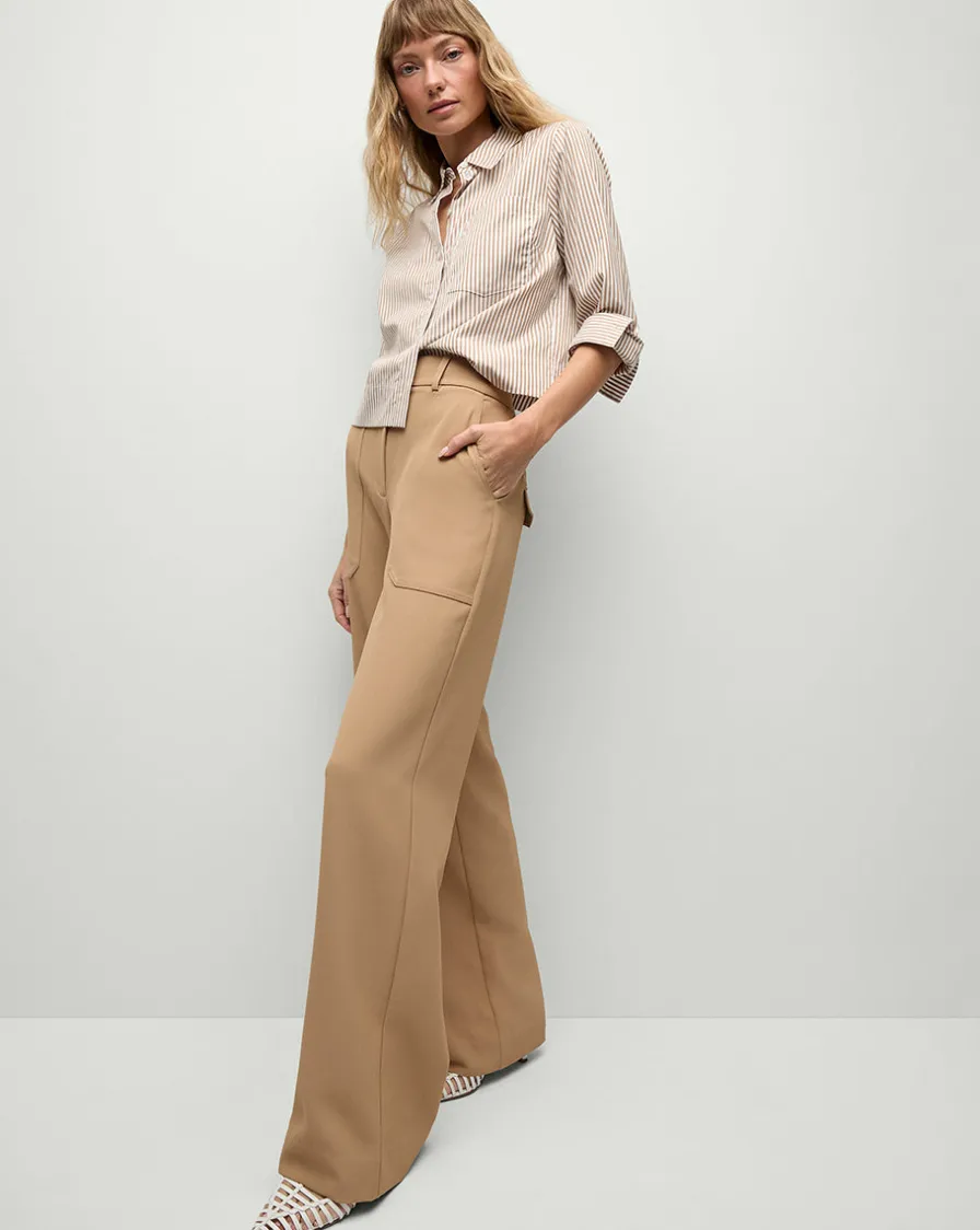 Veronica Beard Pants|Matching Sets>Cole Wide-Leg Pant in