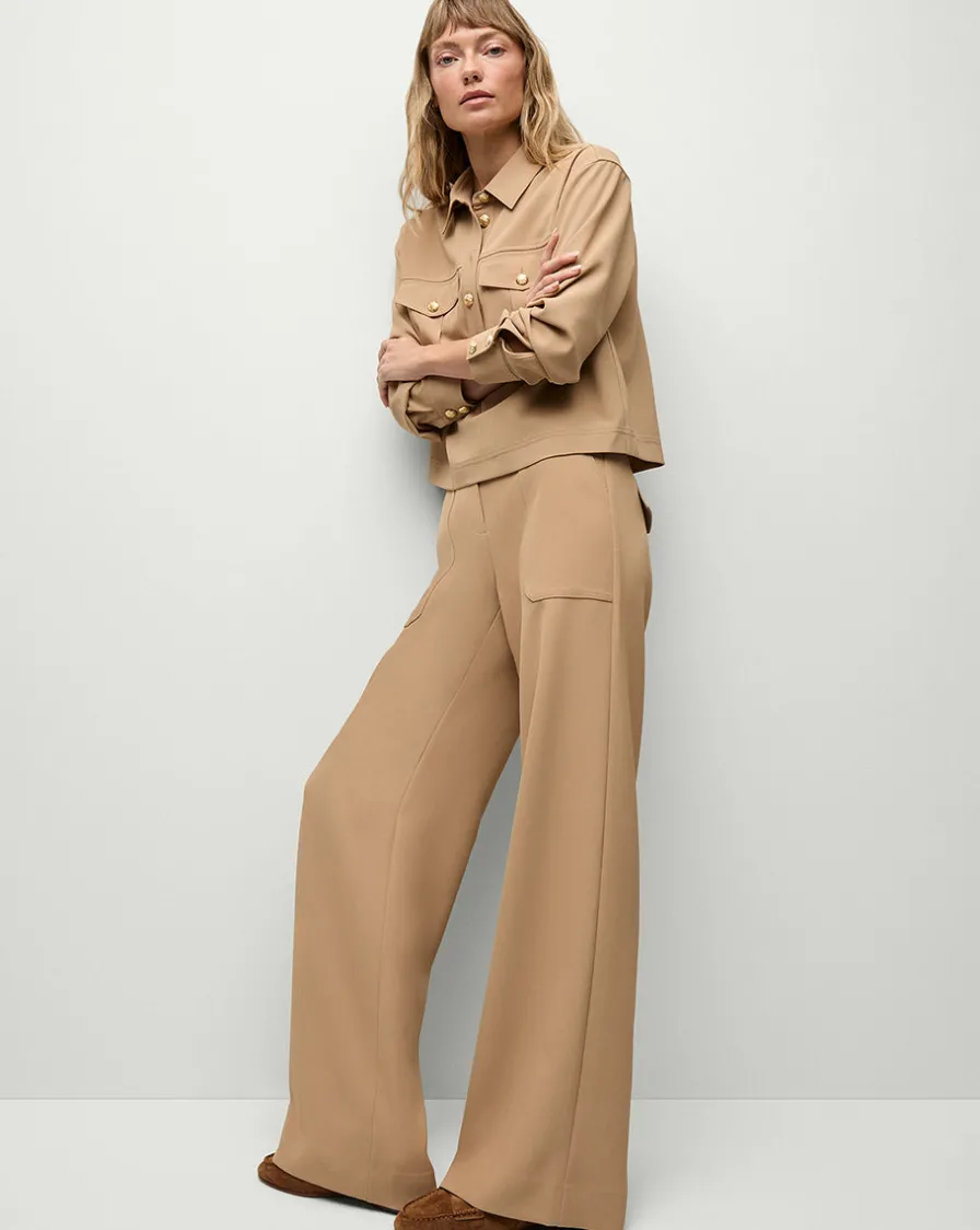 Veronica Beard Pants|Matching Sets>Cole Wide-Leg Pant in