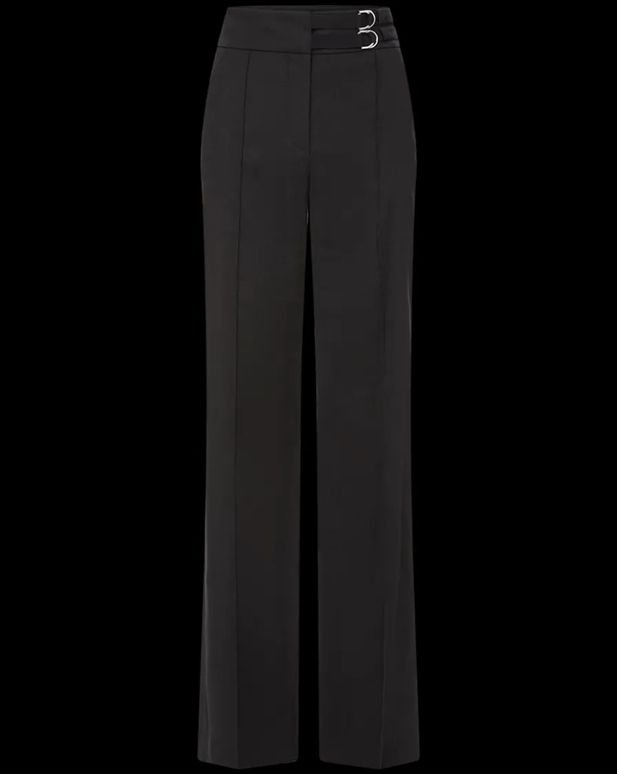 Veronica Beard Pants>Cruz Stretch-Linen Pants in