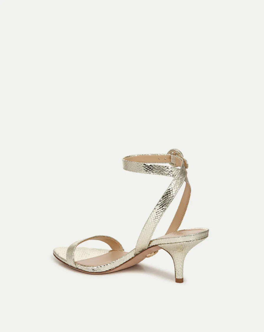 Veronica Beard Sandals>Darcelle Metallic Leather Sandal in