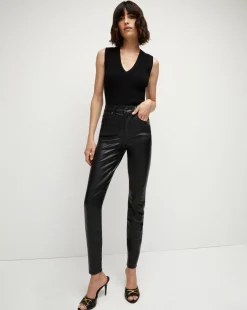 Veronica Beard Jeans|Pants>Debbie Skinny Vegan Leather Pant