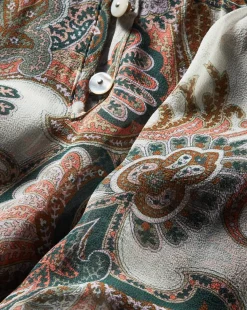 Veronica Beard Dresses>Dria Paisley Silk-Georgette Dress