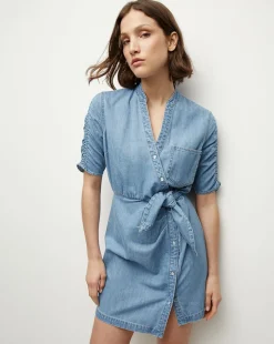 Veronica Beard Dresses>Dunn Denim Dress in