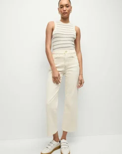 Veronica Beard Jeans>Dylan Straight-Leg Jean in