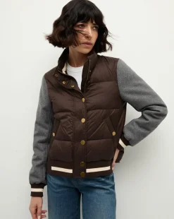 Veronica Beard Jackets & Outerwear|The Veronicas' Favorites>Ethan Puffer in Dark Chocolate