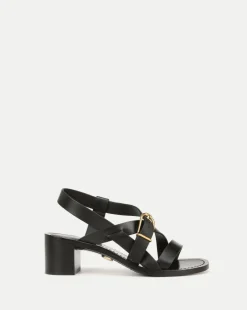 Veronica Beard Sandals>Etta Leather Sandal in