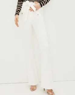 Veronica Beard Jeans>Giselle Skinny-Flare Jeans
