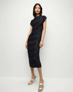Veronica Beard Dresses>Gramercy Pleated Dress in