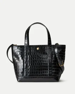 Veronica Beard Shoulder Bags|Tote Bags>Grand Croc-Embossed Goody Bag in
