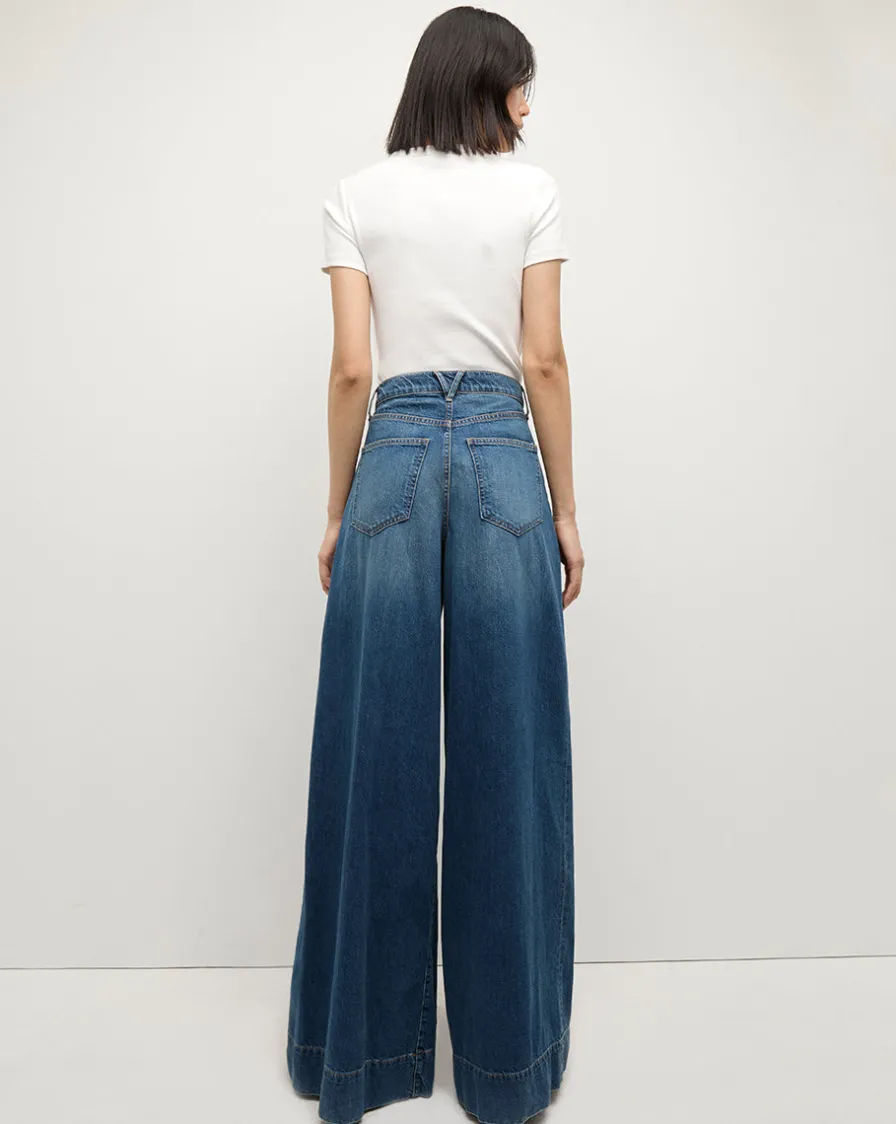 Veronica Beard Jeans>Haizley Wide-Leg Jean in