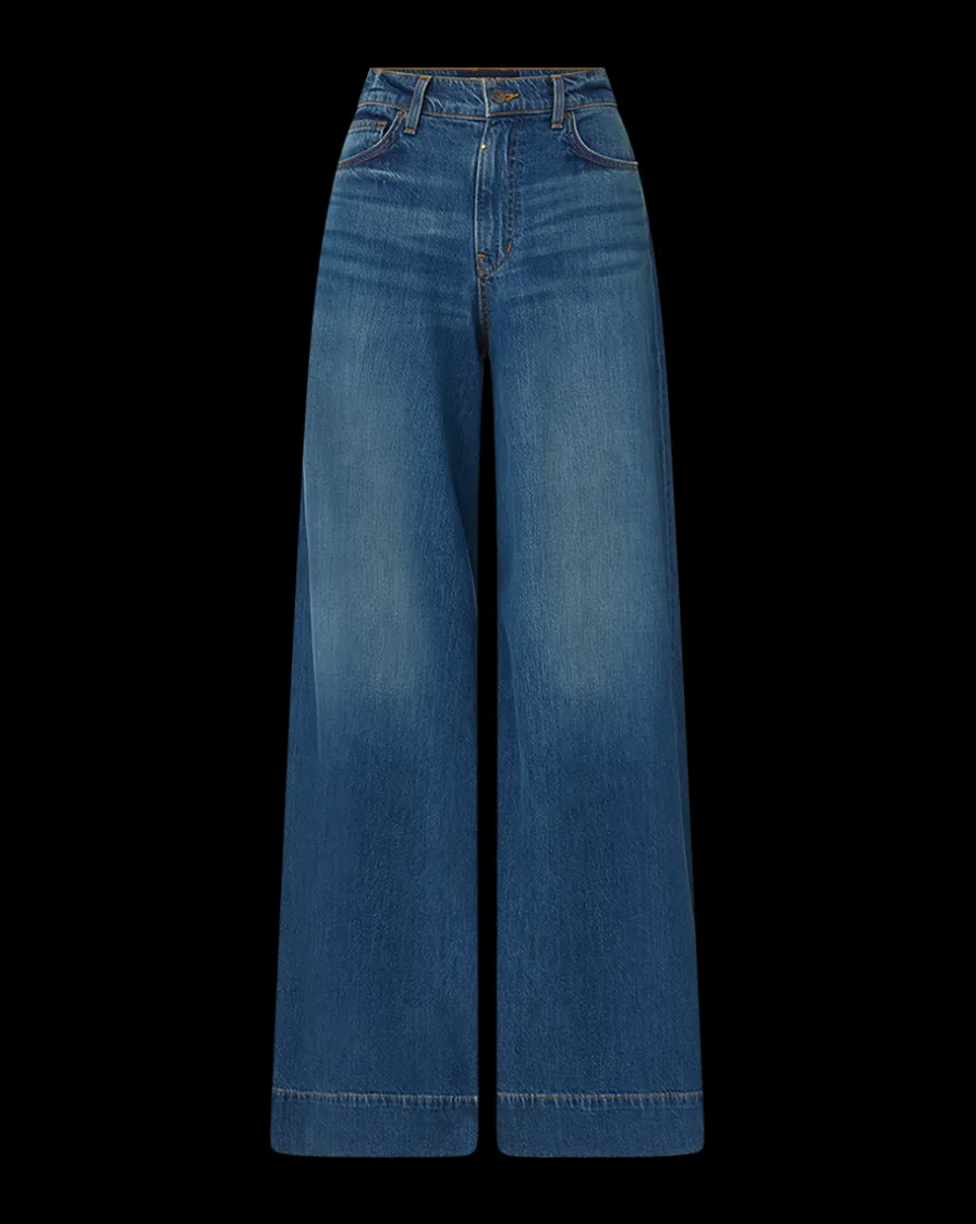 Veronica Beard Jeans>Haizley Wide-Leg Jean in