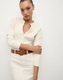 Veronica Beard Tops>Jocelyn Henley Shirt in