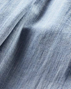 Veronica Beard Pants>Jude Metallic Pinstripe Pant in Blue Oasis