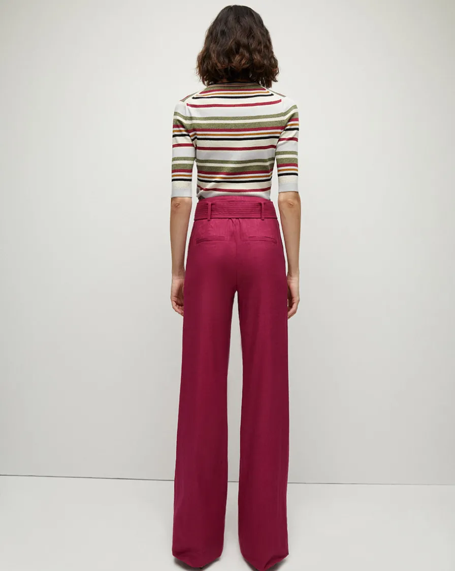 Veronica Beard Sweaters|Tops>Kavya color Striped Ribbed Sweater