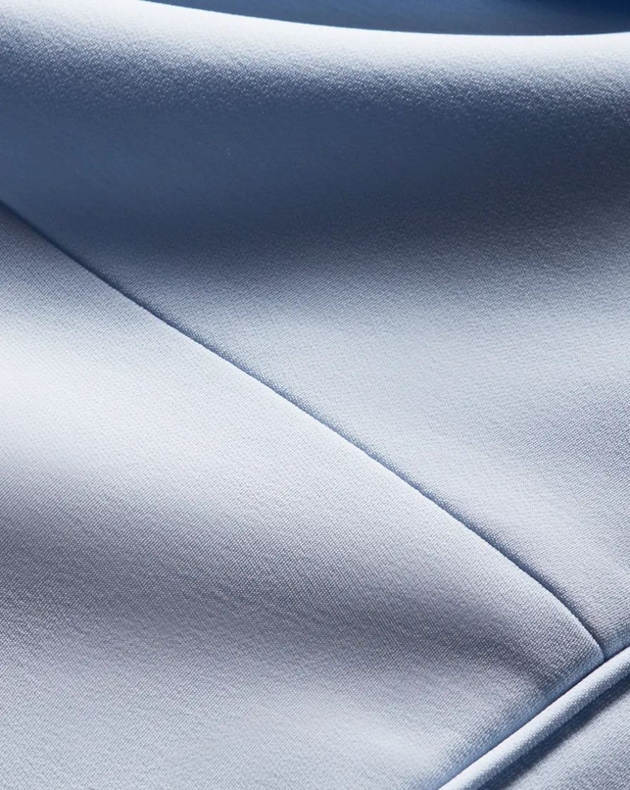 Veronica Beard Jackets & Outerwear>Kimmel Crepe Dickey Jacket in Blue Mist