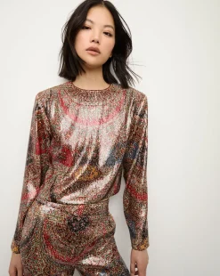 Veronica Beard Tops|The Veronicas' Favorites>Kippa Top in Red Multi