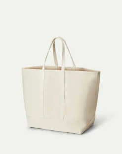 Veronica Beard Tote Bags|Accessories>Large Logo Canvas Tote in