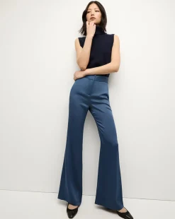 Veronica Beard Pants|Matching Sets>Lebone Pant in Blue Stone
