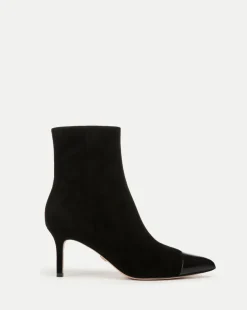 Veronica Beard Boots & Booties|The Veronicas' Favorites>Lisa Cap-Toe Heeled Ankle Boot in